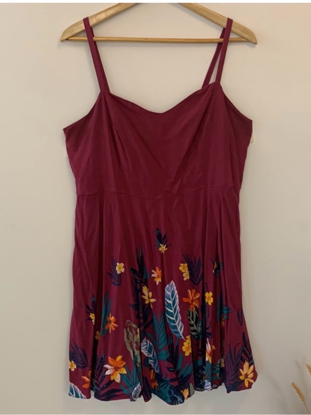 Old Navy Fit and Flare Floral Mini Dress